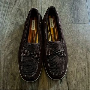 Grasshoppers shoes  brown suede top slip on flats Sz 6